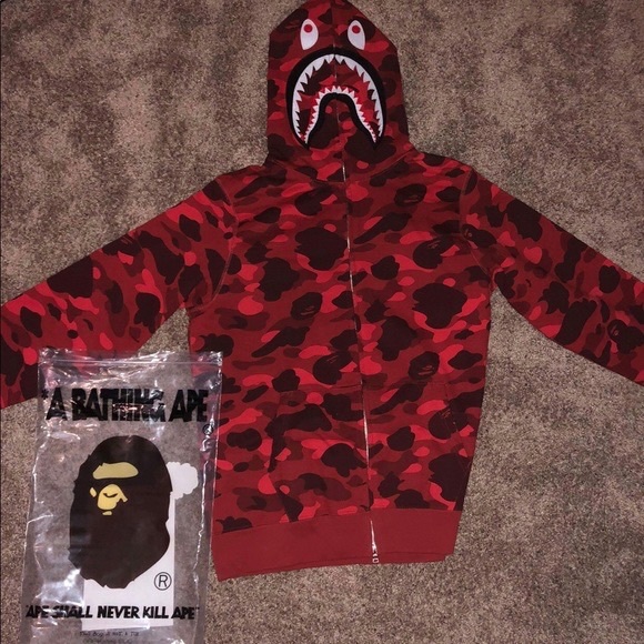 AUTHENTIC BAPE (A BATHING APE)FULL ZIP HOODIE